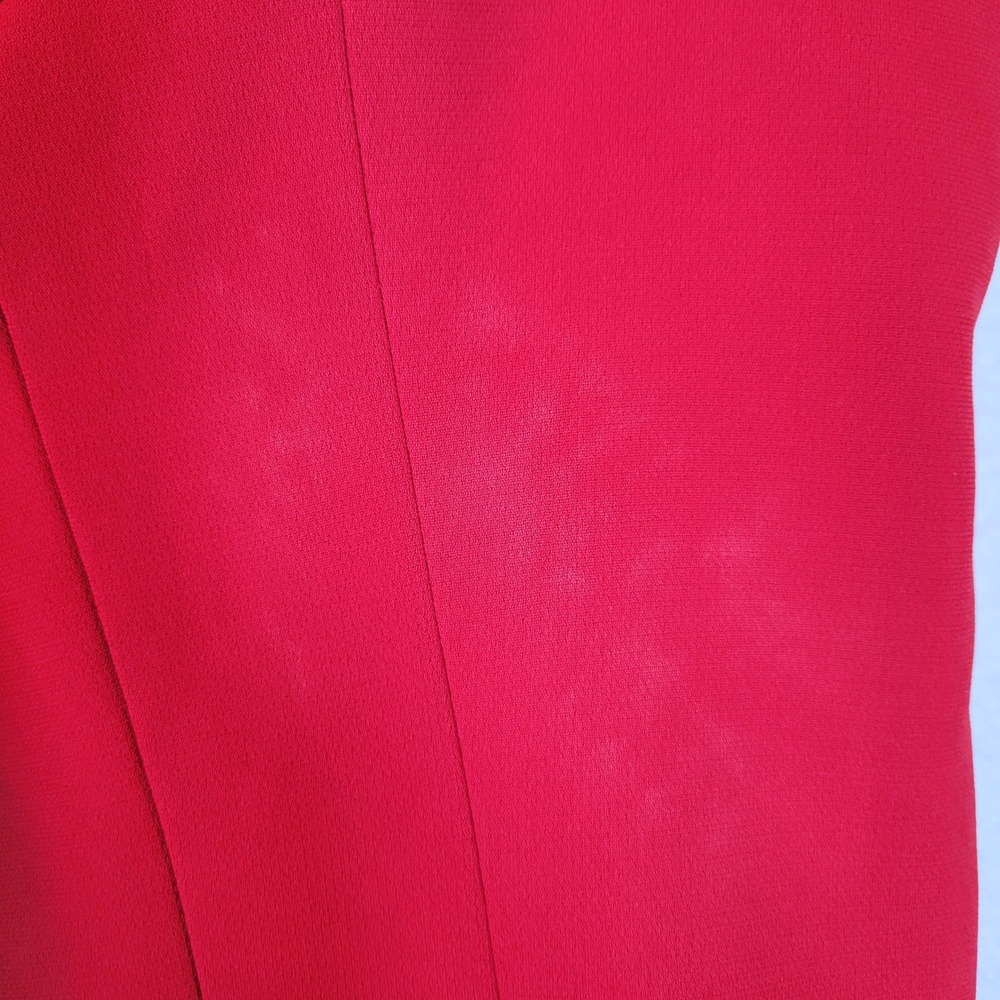 A.L.C. Womens Elsie Strapless Corset Mini Dress Size 12 Red Cocktail Formal Prom - Picture 3 of 13